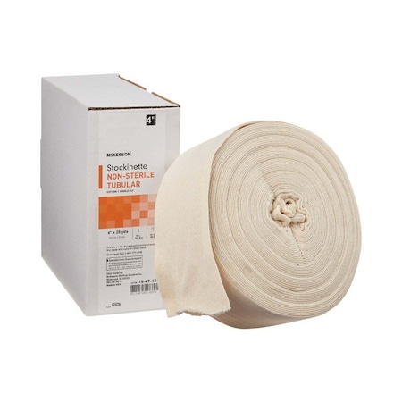 Mckesson Beige Cotton Tubular Stockinette, 4 Inch x 25 Yard 16-4T-425